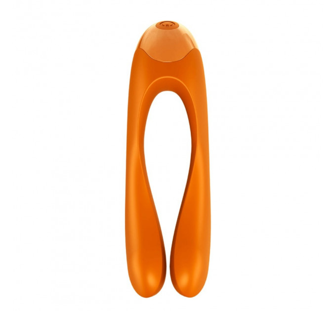 Универсальный мини вибратор Satisfyer Candy Cane orange