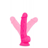 Фаллоимитатор с двойной плотностью NEO 7.5INCH COCK W. BALLS