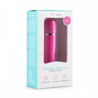 Вібратор ребристий Love Diamond Vibrator рожевий, 11.4 см
