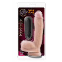 Вібратор X5 PLUS KING DONG 8INCH VIBRATING COCK