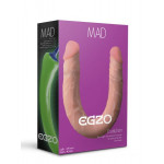 Двухсторонниий фаллоимитатор EGZO Ciberskin 47 см*4 см