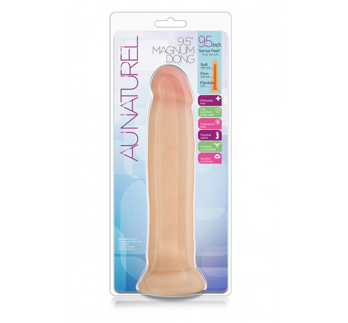 Фаллоимитатор AU NATUREL 9.5INCH MAGNUM DONG