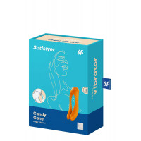 Універсальний міні вібратор Satisfyer Candy Cane помаранчевий