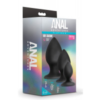 Набор анальных пробок Blush Anal Adventures Platinum Silicone Anal Stout Plug
