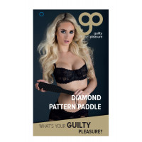 Шлепалка с узором GP SILICONE DIAMOND PATTERN PADDLE