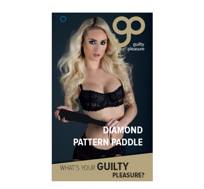 Шлепалка с узором GP SILICONE DIAMOND PATTERN PADDLE