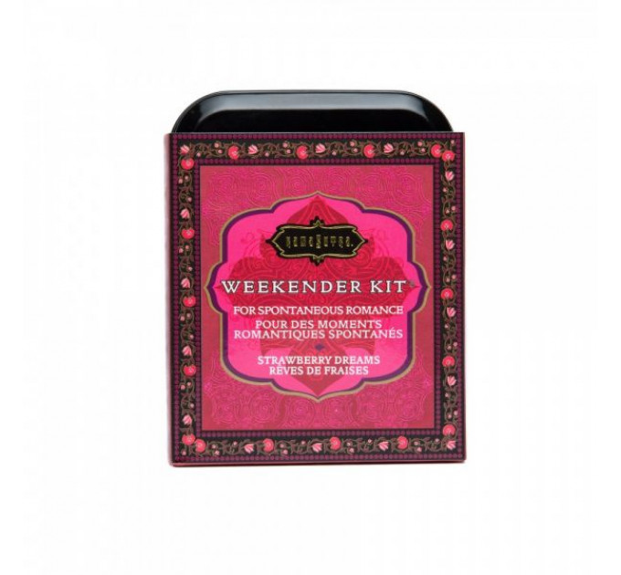 Мини набор интимной косметики Kama Sutra Weekender Kit, Клубничные мечты
