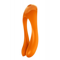 Універсальний міні вібратор Satisfyer Candy Cane помаранчевий