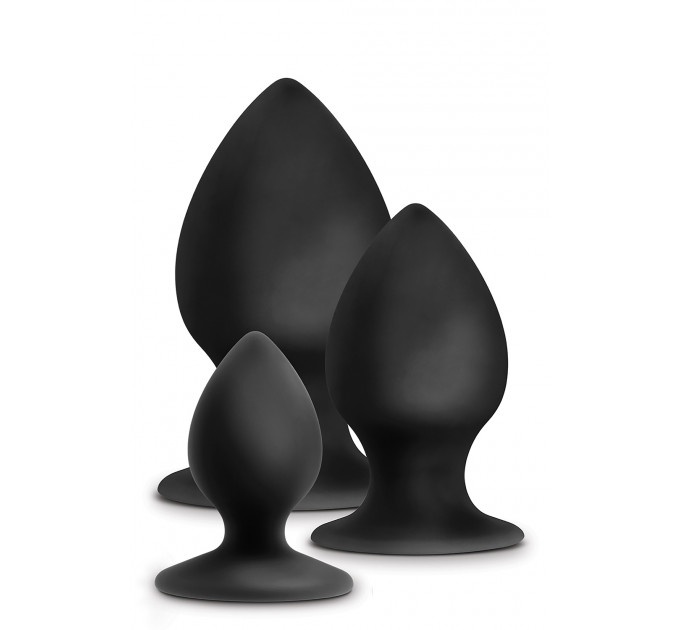 Набор анальных пробок Blush Anal Adventures Platinum Silicone Anal Stout Plug