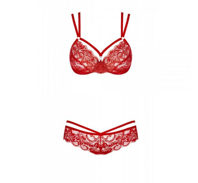 Комплект Obsessive 860-SET-3 2 pcs set red S/M