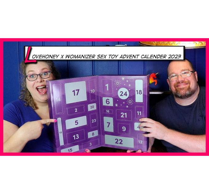 Адвент календар (24 предмети) Lovehoney Couple's Advent Calendar Фіолетовий