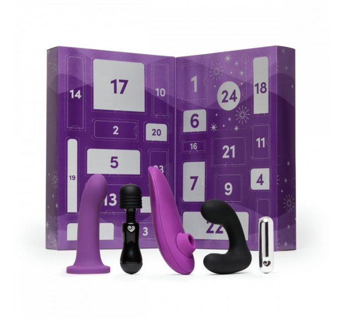Адвент календар (24 предмети) Lovehoney Couple's Advent Calendar Фіолетовий