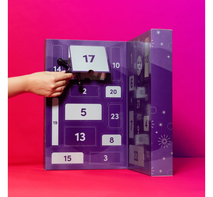 Адвент календар (24 предмети) Lovehoney Couple's Advent Calendar Фіолетовий