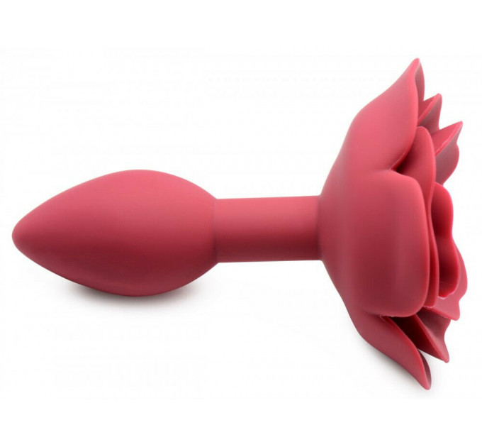 Анальна пробка силикон роза Master Series Booty Bloom Silicone Anal Plug With