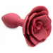 Анальна пробка силикон роза Master Series Booty Bloom Silicone Anal Plug With