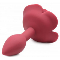 Анальна пробка силикон роза Master Series Booty Bloom Silicone Anal Plug With