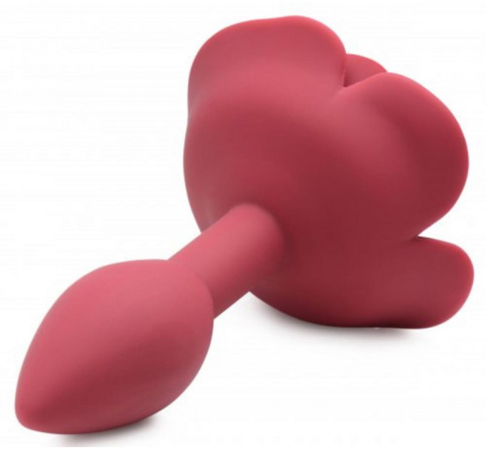 Анальна пробка силикон роза Master Series Booty Bloom Silicone Anal Plug With