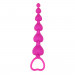 Анальная елочка Chisa Heart Booty Beads в форме розовых сердечек