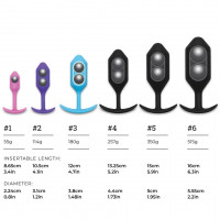 Анальная пробка со смещенным центром тяжести, S, B-vibe Snug Plug 1 розовая, 8.6 х 2.2 см