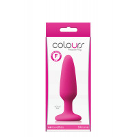 Анальная пробка силикон NS Novelties COLOURS PLEASURES SMALL PLUG PINK