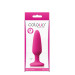 Анальная пробка силикон NS Novelties COLOURS PLEASURES SMALL PLUG PINK