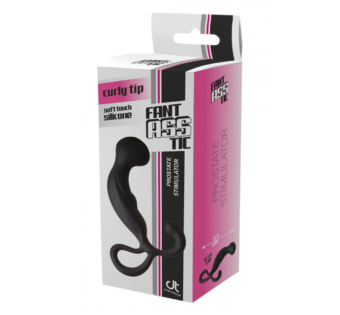 Анальная пробка,стимулятор простаты FANTASSTIC PROSTATE STIMULATOR BLACK