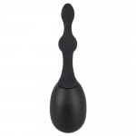 Анальный душ из медицинского силикона Black Velvets Douche, черный, Small
