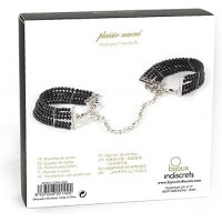 Браслети-наручники PLASIR Nacre чорні перли Bijoux Indiscrets