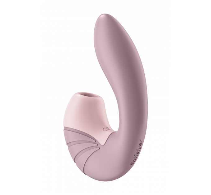 Двойной вибратор с вакуумной стимуляцией SATISFYER SUPERNOVA OLD ROSE