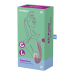Двойной вибратор с вакуумной стимуляцией SATISFYER SUPERNOVA OLD ROSE