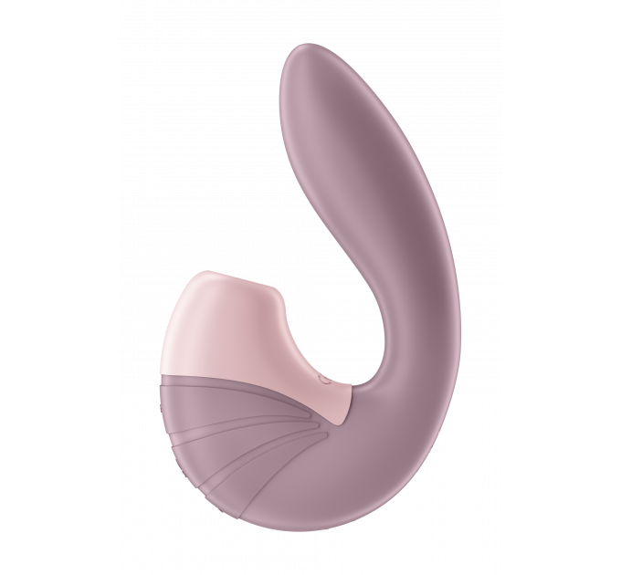 Двойной вибратор с вакуумной стимуляцией SATISFYER SUPERNOVA OLD ROSE