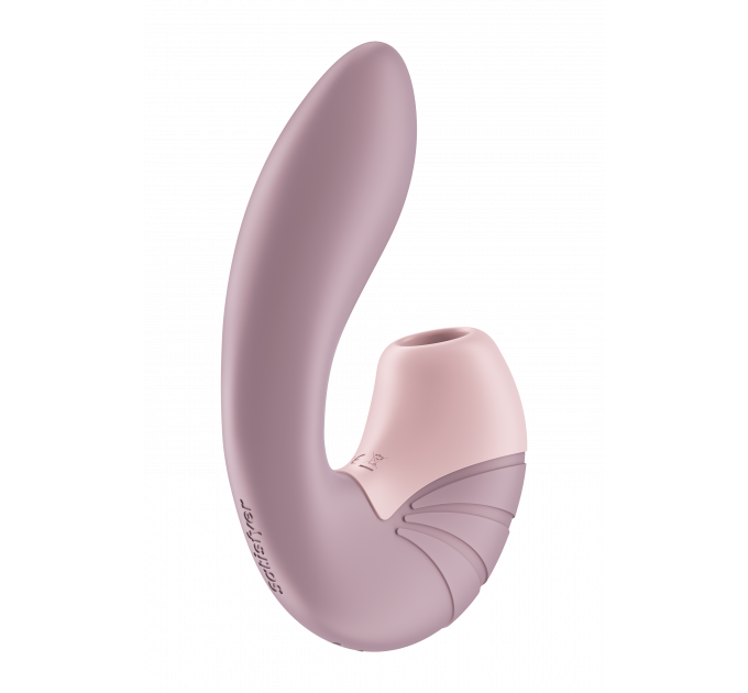 Двойной вибратор с вакуумной стимуляцией SATISFYER SUPERNOVA OLD ROSE