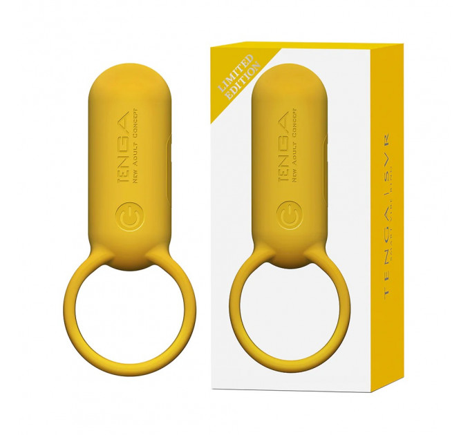 Ерекційне віброкільце TENGA SVR CANYON Yellow