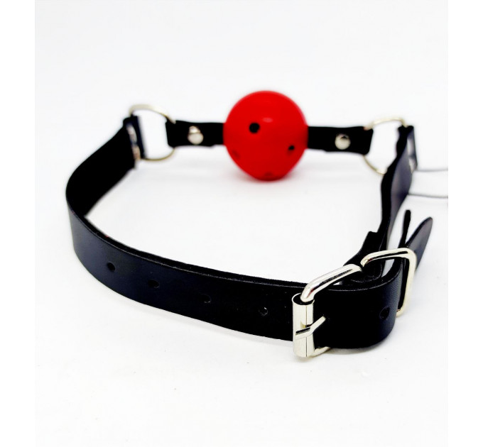 Кляп Ds Fetish Ball gag plastic red/black