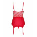 Корсет с подвязками для чулок Obsessive Lovica corset XXL
