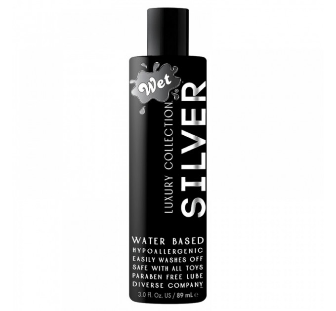 Лубрикант Wet Silver 89 мл, на водной основе, без парабенов