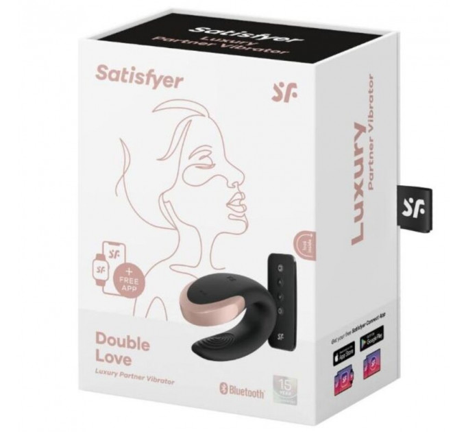 T360145 Люксовый Smart вибратор для пар Satisfyer DOUBLE LOVE BLACK
