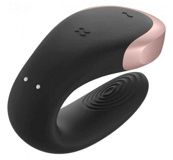 T360145 Люксовый Smart вибратор для пар Satisfyer DOUBLE LOVE BLACK