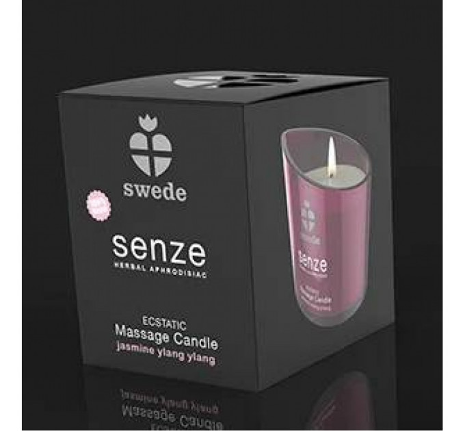 Массажная свеча Swede Senze, с ароматом жасмина и иланг-иланга, 150 мл