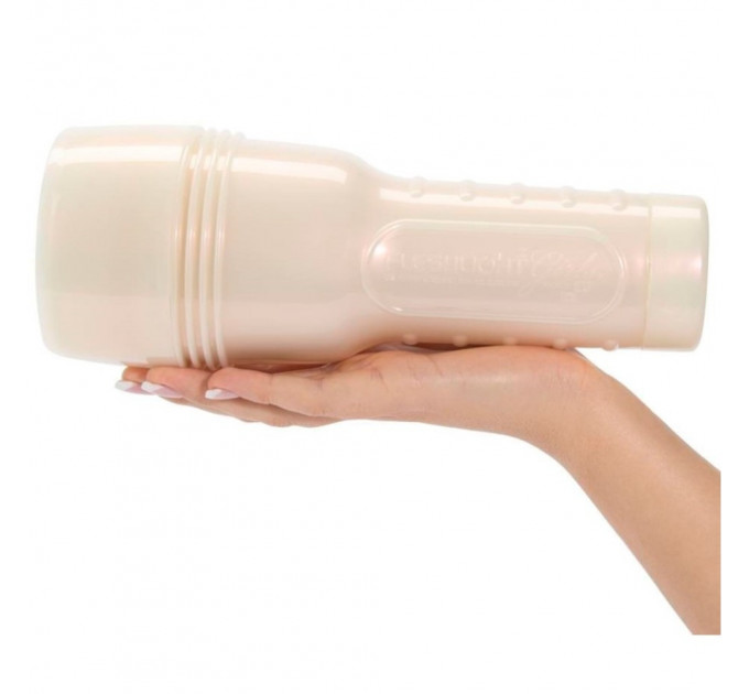 Мастурбатор вагина Fleshlight Janice Griffith в колбе, реалистичный из киберкожи, бежевый