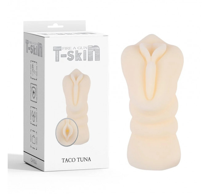 Мастурбатор реалистичный вагина Chisa T-Skin TACO TUNA из киберкожи