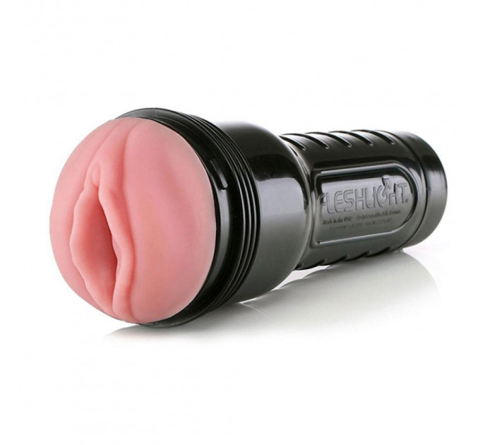 Мастурбатор вагина в колбе Fleshlight Pink Lady Mini-Lotus, с рельефом, киберкожа, бежевый
