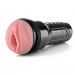 Мастурбатор вагина в колбе Fleshlight Pink Lady Mini-Lotus, с рельефом, киберкожа, бежевый