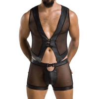 Чоловічий комплет 053 SET WILLIAM black L/XL -Passion