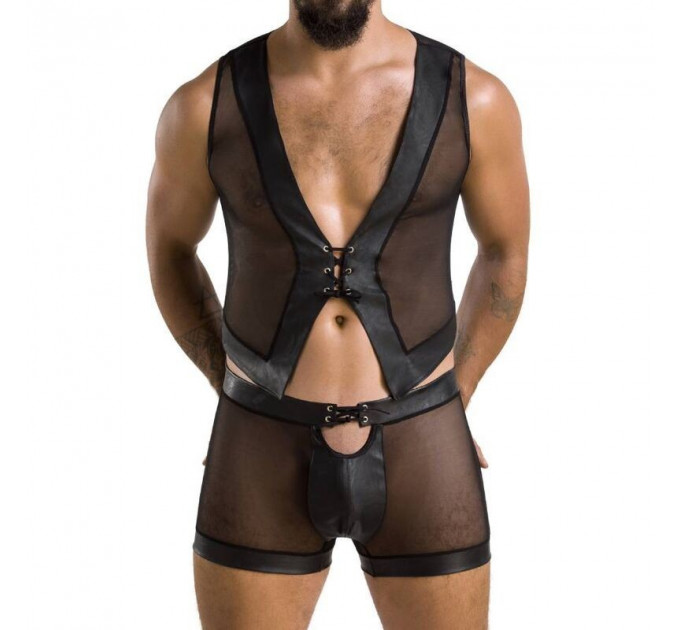 Чоловічий комплет 053 SET WILLIAM black L/XL -Passion
