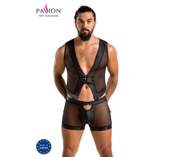 Чоловічий комплет 053 SET WILLIAM black L/XL -Passion