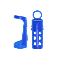 Насадка на пеніс із вібрацією CHISA Double Enhancer Kit-Blue-GK Power