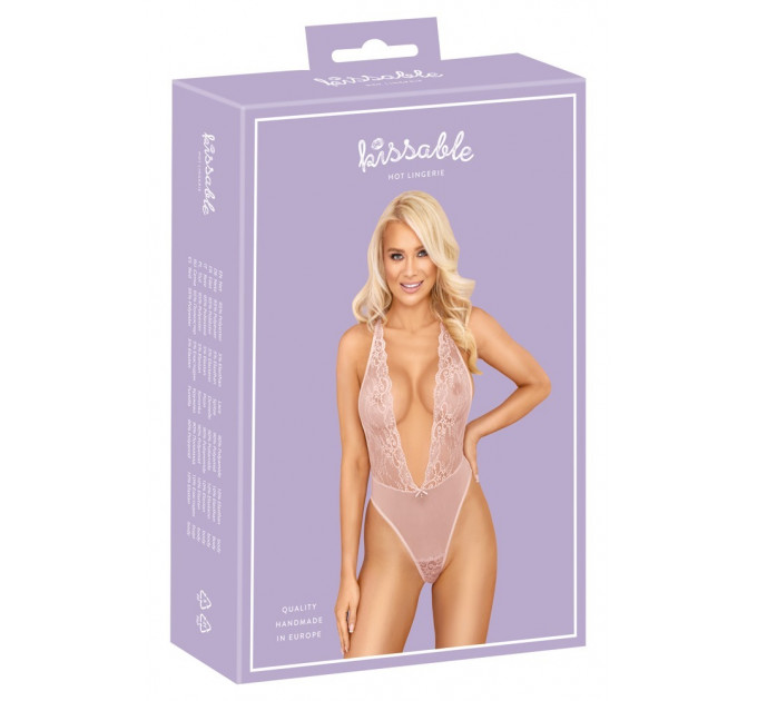 Нежно розовое боди Kissable L/XL