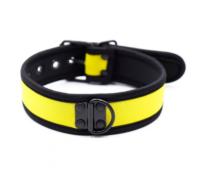 Ошейник из неопрена DS Fetish Collar neoprene yellow