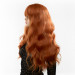 Парик длинный волнистый с челкой Fetish Hair рыжий, 60 см